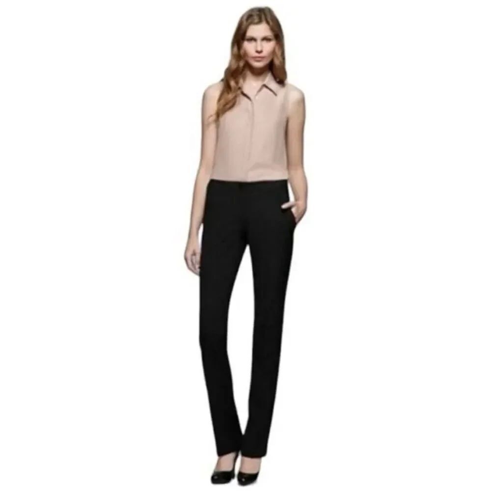 ✨THEORY Rosel S Wool Tailored Black Sz 2 Pants✨